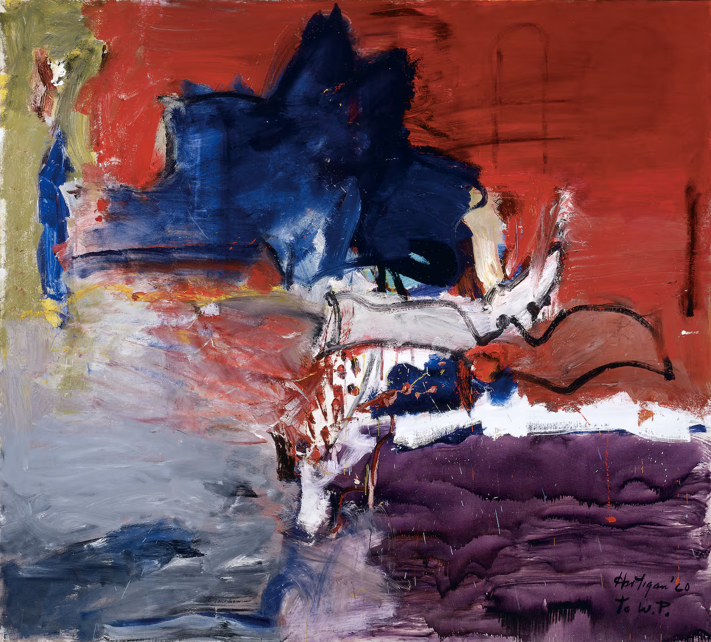 Grace Hartigan, "Dido," 1960.  Collection of The McNay Art Museum. 