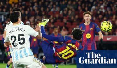 European football: Lamine Yamal’s stunning strike caps Barcelona win over Real Oviedo | European club football