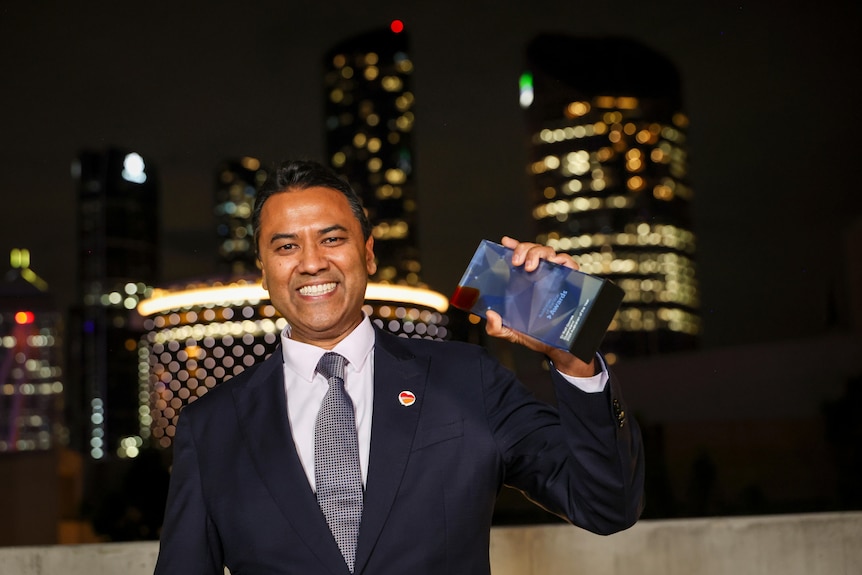 Queensland Australian of the Year, Dr Rolf Gomes.