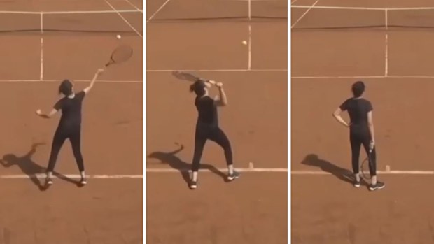 Hajar Abdelkader made what's been dubbed the 'wost ever' debut in professional sport in an ITF tournament in Nairobi.