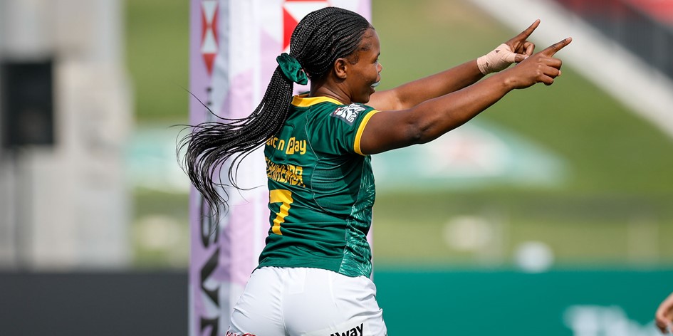 Bok Women Sevens into Dubai playoffs