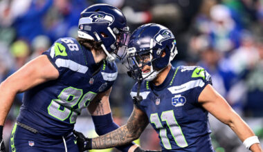 Seattle leads L.A. 31-27 in NFC championship after Patriots win AFC title