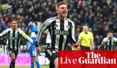 Newcastle 4-3 Leeds, Fulham 2-1 Chelsea, Man City 1-1 Brighton: Premier League – as it happened | Premier League