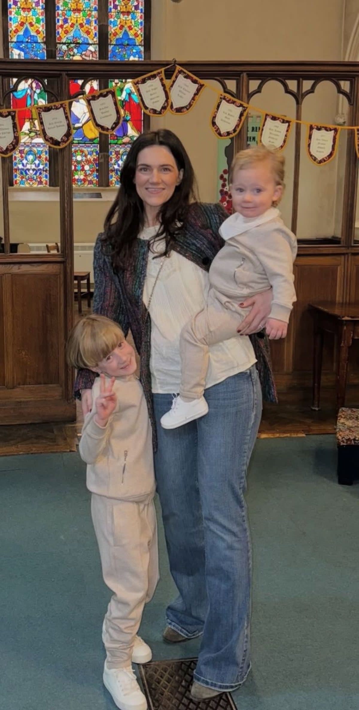 The mother-of-two said guidance on diet and exercise helped her keep the weight off (Ashley Nickson)