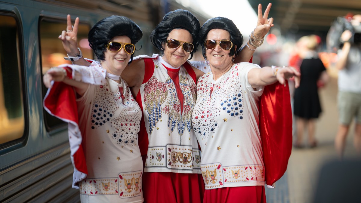 All aboard the Elvis Express — and other news in pictures - The Times