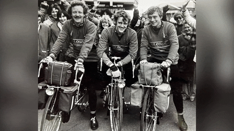 Son recreates his father’s epic bike trip to Australia 40 years on