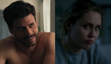 Arnaud inHeated Rivalry and Miley in Black Mirror side by side