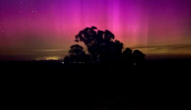 Aurora australis lights up night sky and captivates residents across Great Southern
