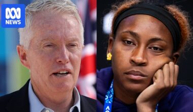 Australian Open 2026: Tennis Australia boss Craig Tiley listening to Coco Gauff player privacy complaints