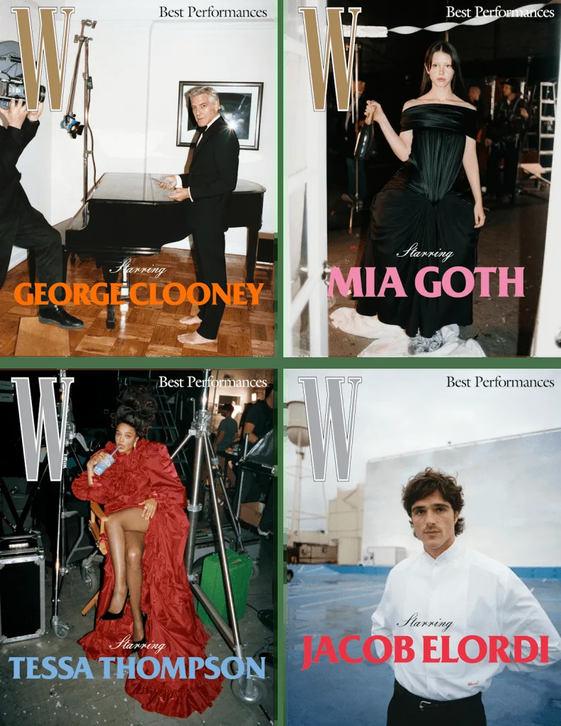 W Magazine Volume #1 2026 : The ‘Best Performances’ Issue by Tyrone Lebon