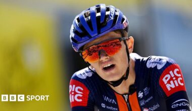 Oscar Onley during the Tour de France