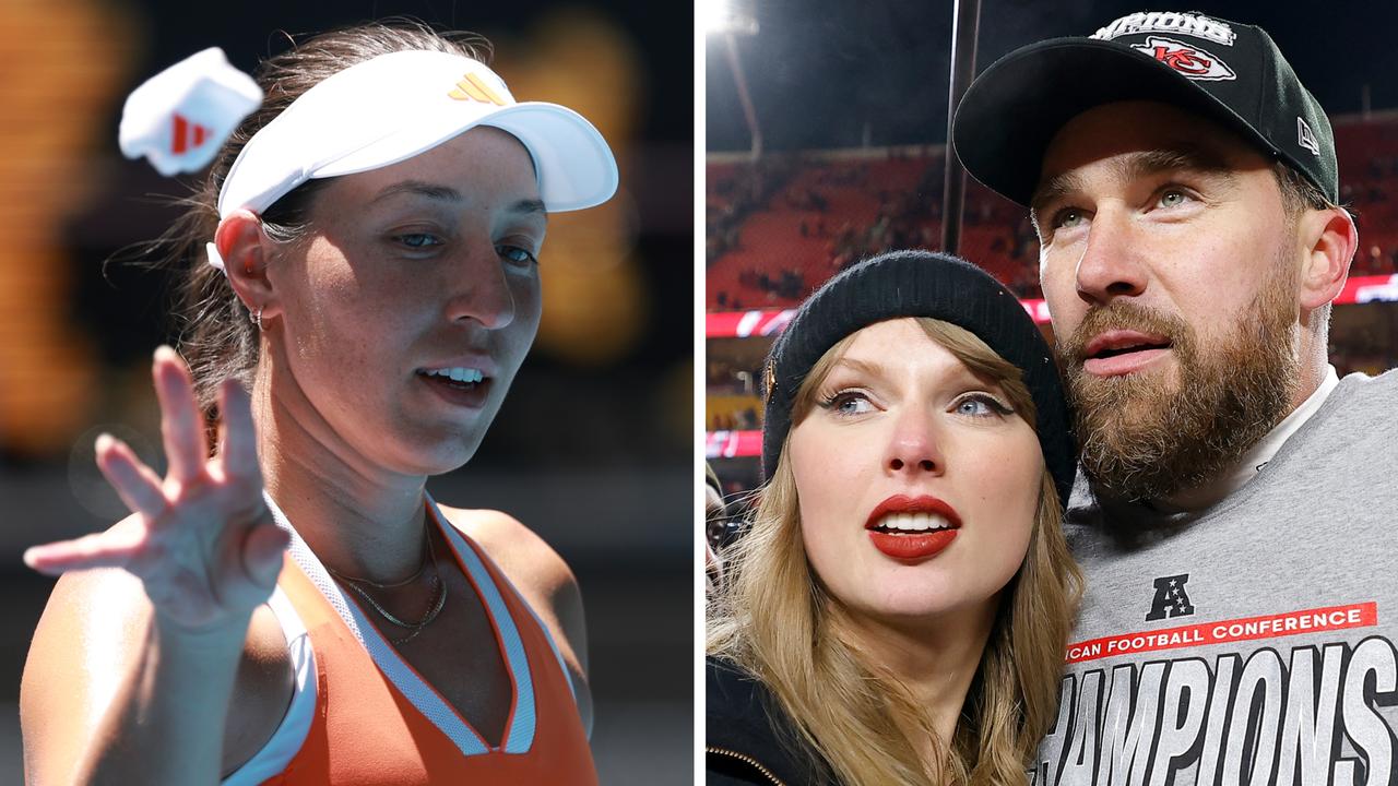 Jessica Pegula explains NFL bet involving Taylor Swift and Travis Kelce, Kansas City Chiefs shirt, Buffalo Bills, Madison Keys best friend, The Player’s Box podcast, latest news