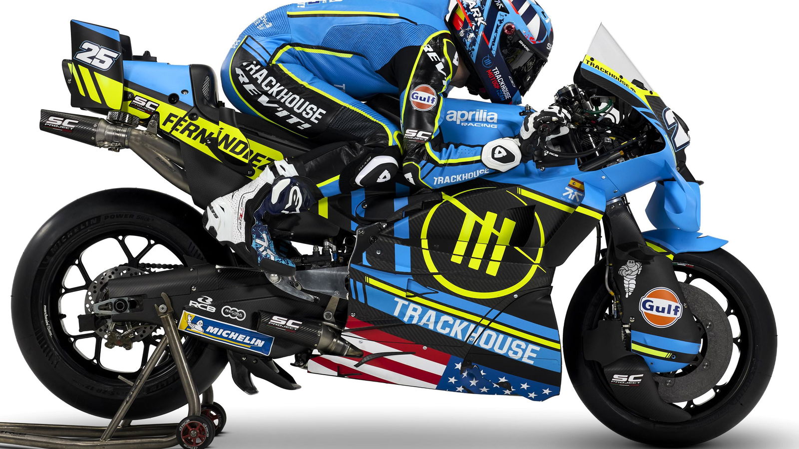 Raul Fernandez in 2026 Trackhouse colours.