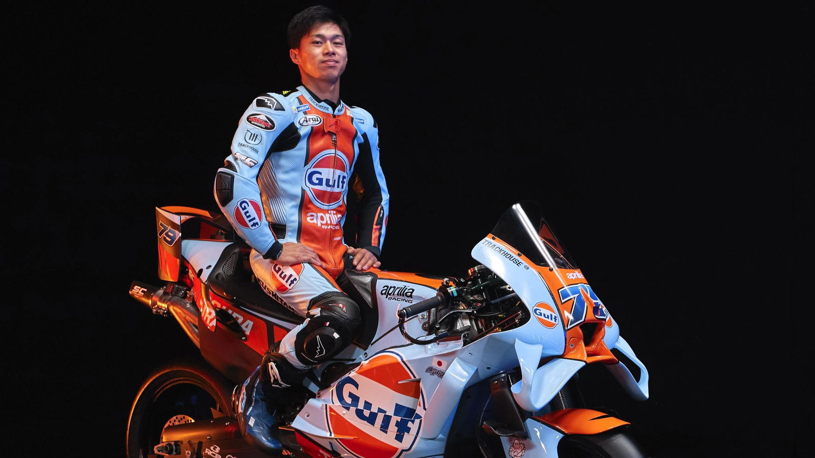 Ai Ogura in 2026 Gulf Trackhouse livery.