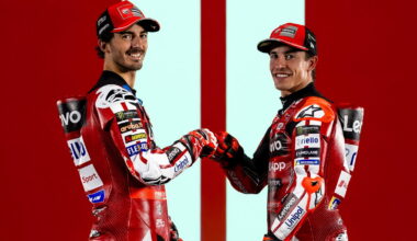 Francesco Bagnaia, Marc Marquez, 2026 Ducati launch.