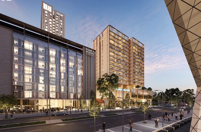 The $230 million project comprises of two new skyscrapers and the refurbishment of an existing hotel.