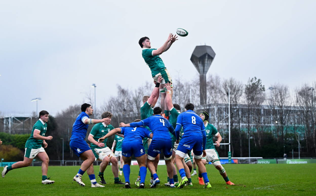 Irish Rugby | Ireland U-20s Build Towards Six Nations With Solid Win Over Italy