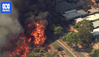 Bushfire threatens dozens of homes in Ellenbrook, north-east of Perth