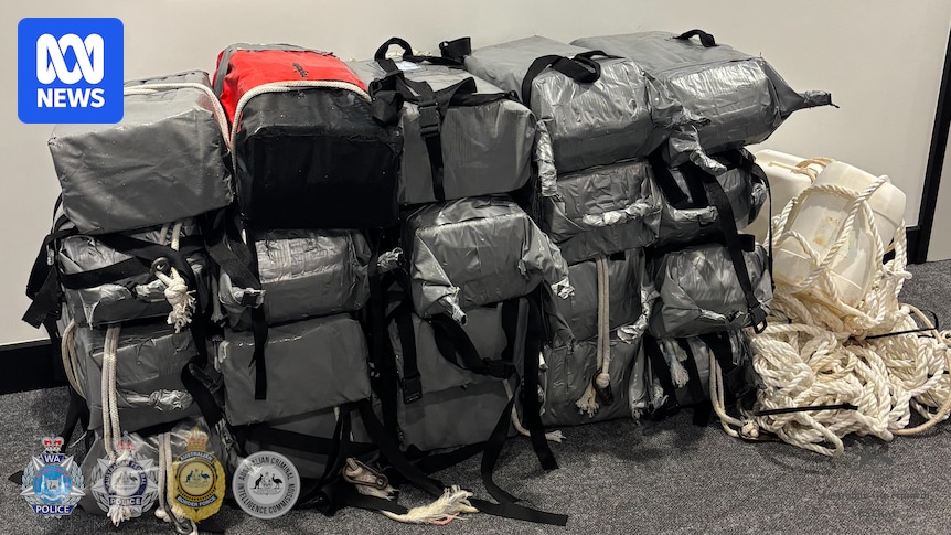 Sixth man charged after livestock carrier allegedly used for cocaine drop in WA waters off Lancelin