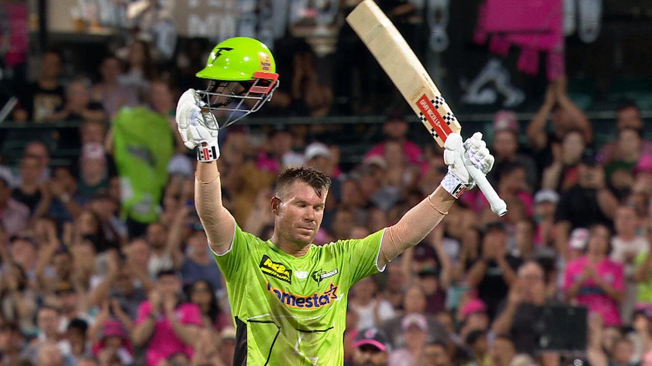Sydney Sixers vs Sydney Thunder live scorecard, David Warner century, Mitchell Starc return, Steve Smith