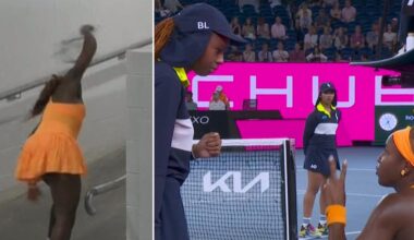 Coco Gauff melts down under Rod Laver Arena after quarter-final loss vs Elina Svitolina, makes ballgirl run back and forth sending messages, video, latest news
