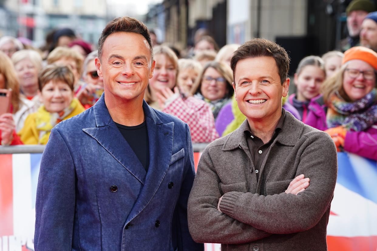 Ant McPartlin and Dec Donnelly said they were 'grateful' for their careers. (PA Images via Getty Images)