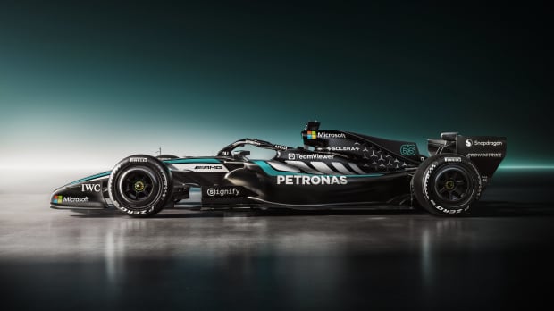 The new Mercedes W17.