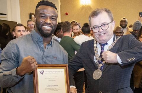 Watch: MMA fighter Solomon Simon speaks about his Waterford mayoral reception - News