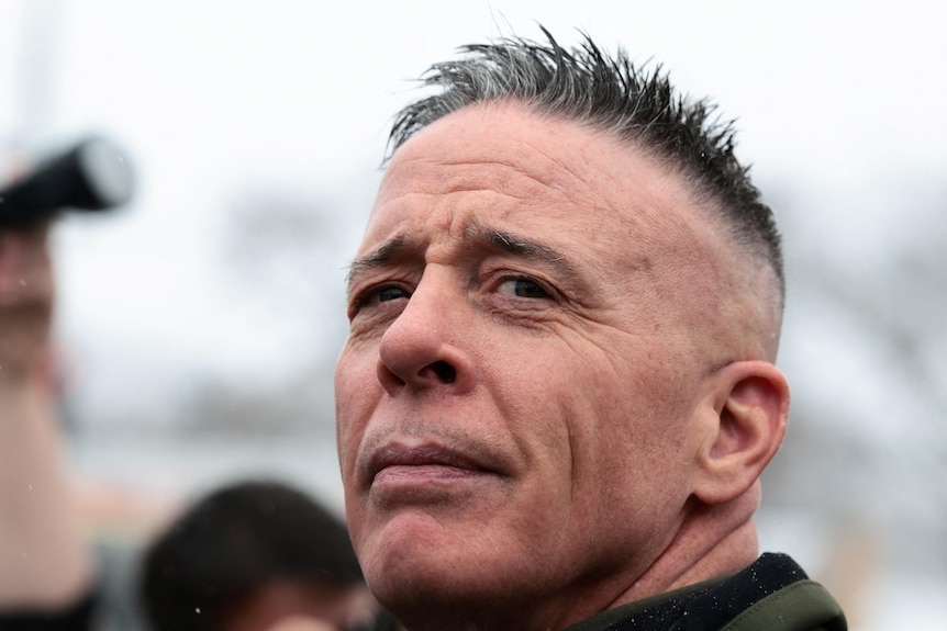 A close-up of Greg Bovino.