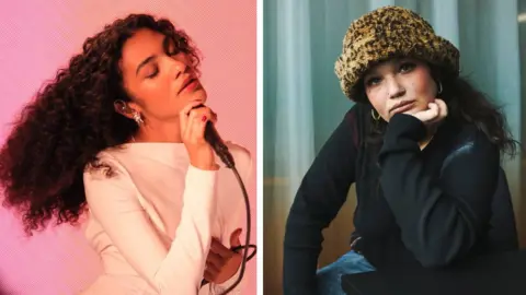 Getty Images / BBC Olivia Dean and Lola Young