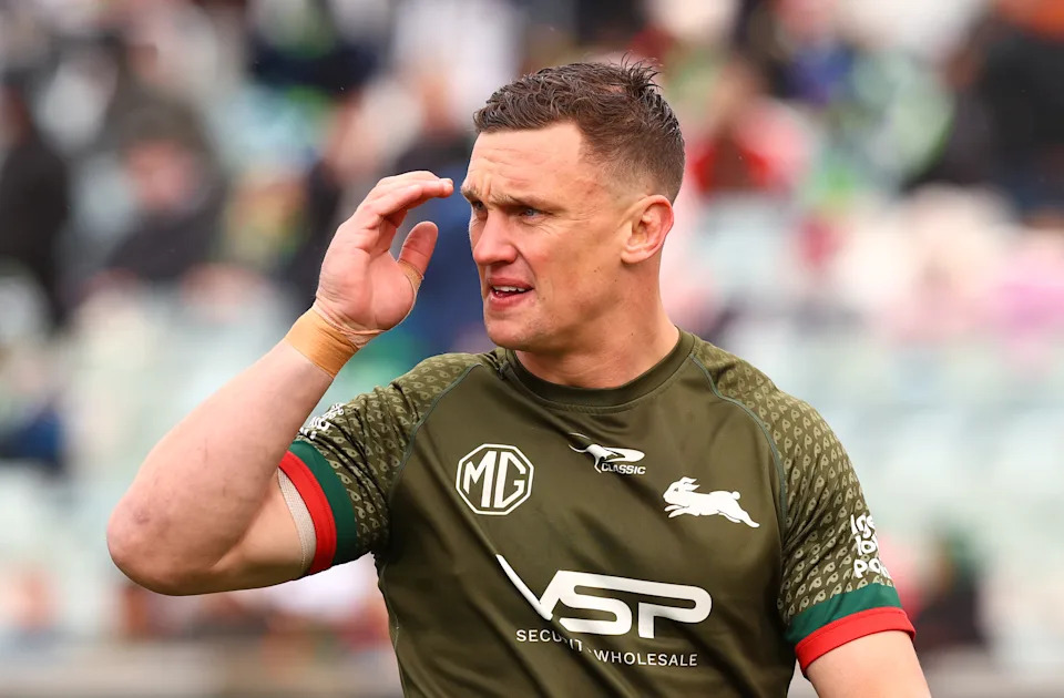 Jack Wighton warms up before a game.