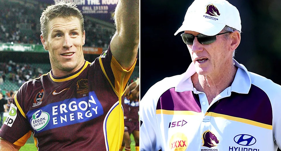 Wayne Bennett played a key role in former Broncos star Brad Thorn's switch from the NRL to rugby union in 2001. Pic: Getty 