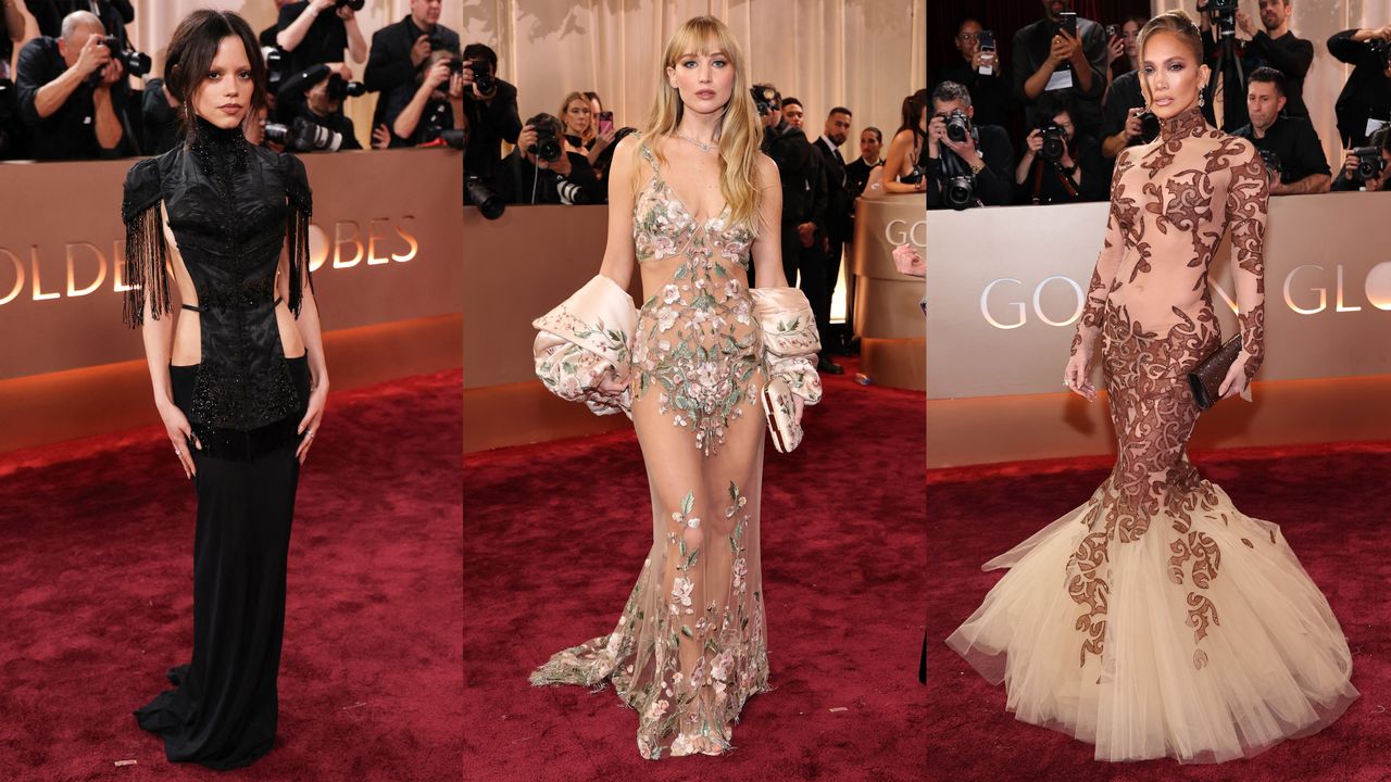 Jennifer Lawrence, Jenna Ortega, and J.Lo Redefine Naked Dressing at the 2026 Golden Globes