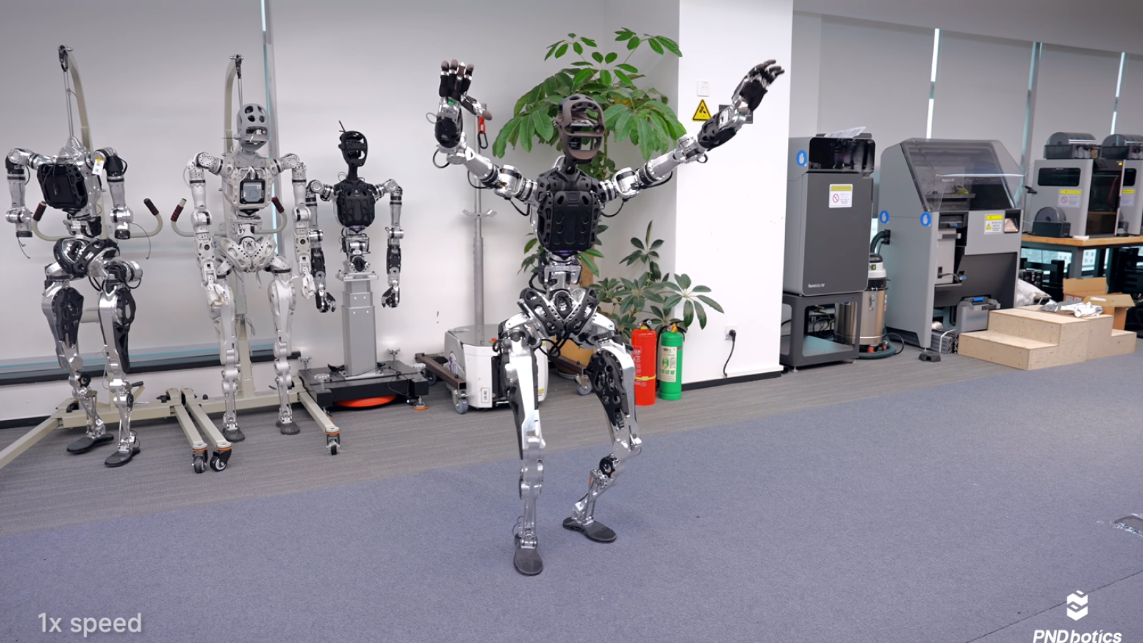 Watch awkward Chinese humanoid robot lay it all down on the dance floor