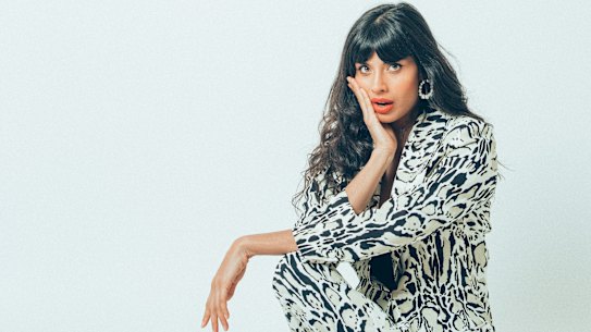 “I knew the media would make an example out of me, as they do with any outspoken woman,” says .Jameela Jamil. The 39-year-old has endured her share of media pile-ons.