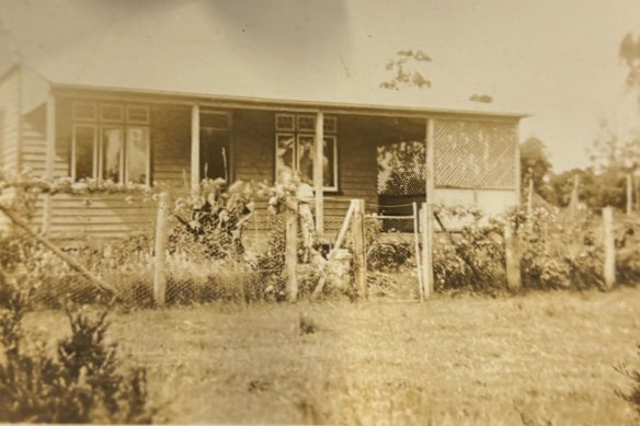 The farm house outside Nimbin in northern NSW where reporter Julie Power spent Christmas holidays. 