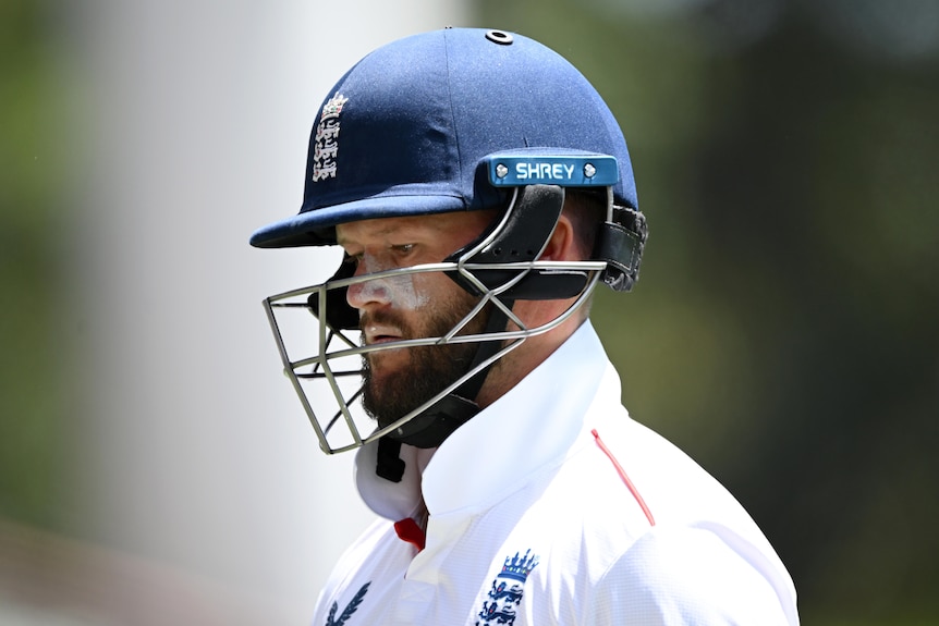 Ben Duckett looks dejected