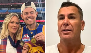 Wayne Carey speaks out on Lachie Neale drama. Image: Getty/YouTube