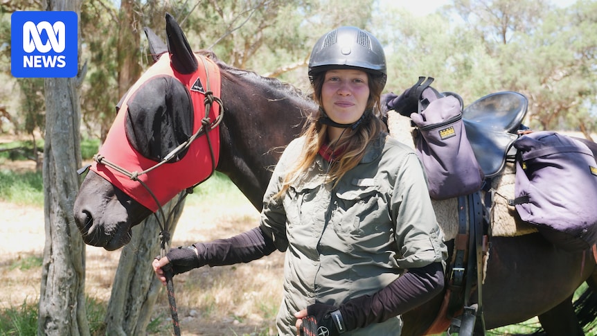 American rider and brumby complete 4,400km journey across Australia