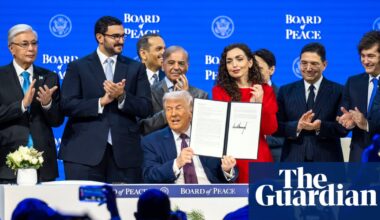 Trump news at a glance: president’s ‘board of peace’ takes shape | Trump administration
