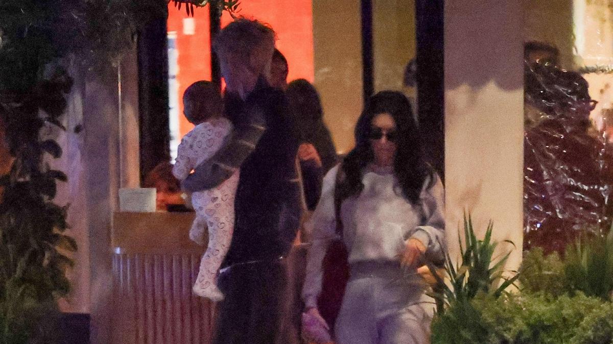 Machine Gun Kelly and Megan Fox spotted with baby daughter at Calabasas restaurant