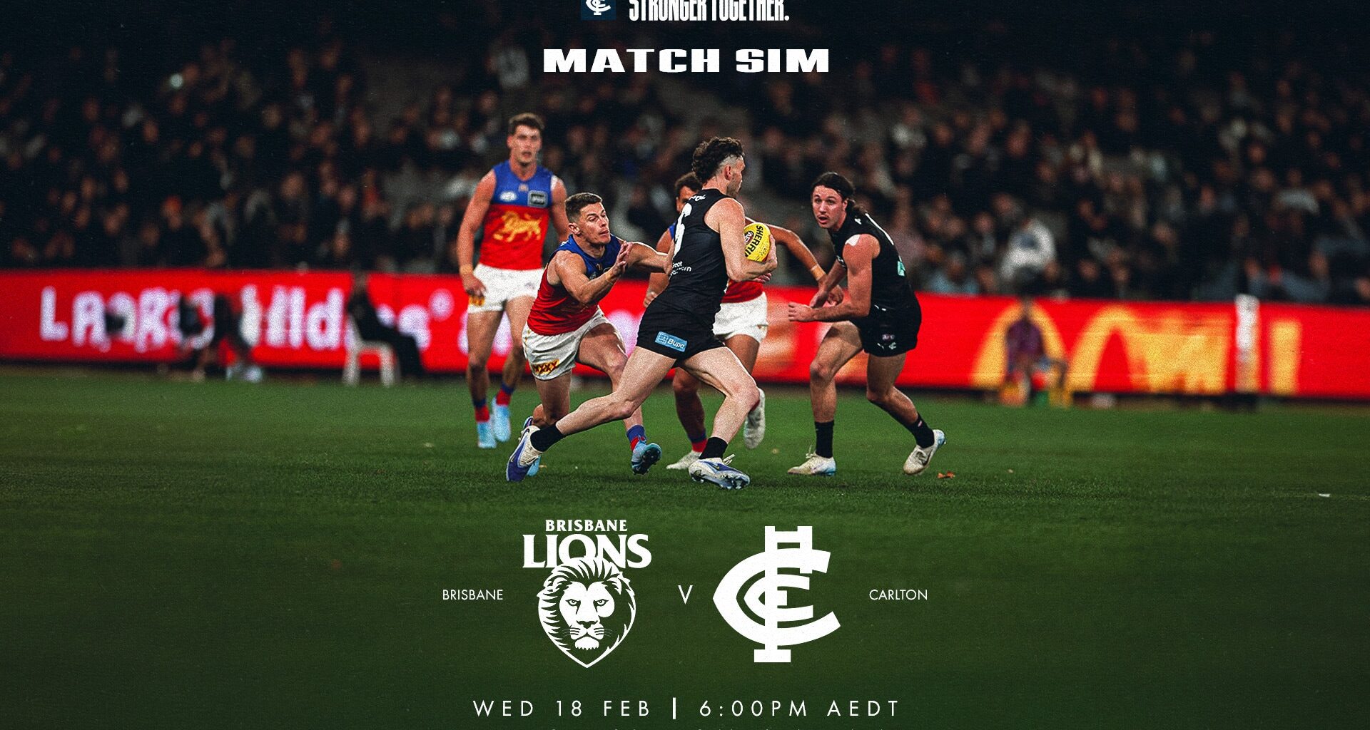 AFL match simulation news: Blues heading to Brisbane