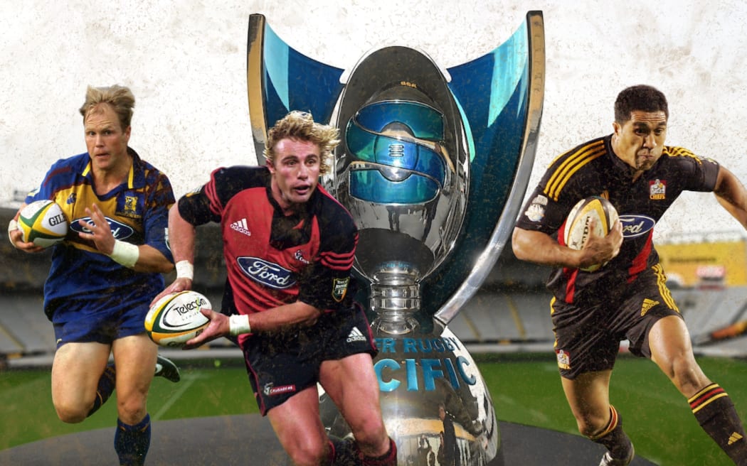 Jeff Wilson, Justin Marshall and Mils Muliaina.