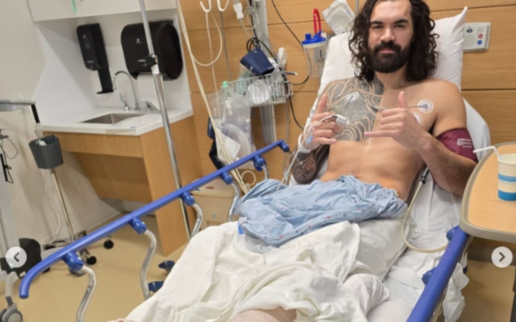 Steven Adams posts from hospital.