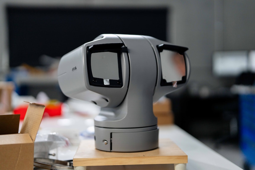 A camera tool in a shed