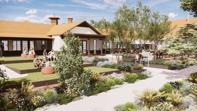 The Terrace provides family-friendly seating for everyone to enjoy.