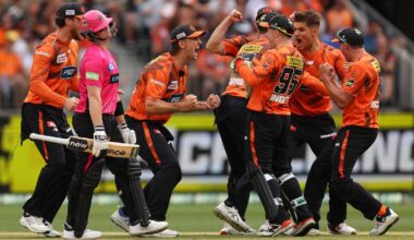 Big Bash League final live updates: Perth Scorchers battle Sydney Sixers for sixth title