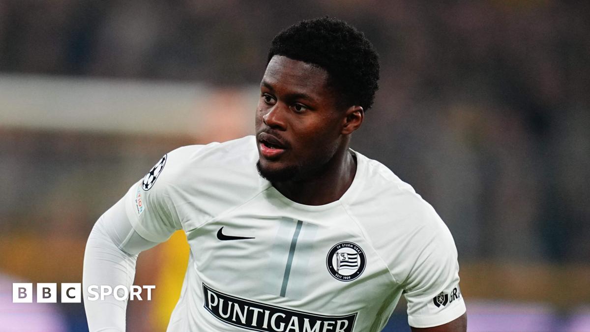 Tochi Chukwuani in action for Sturm Graz