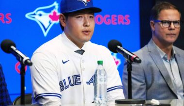 New Blue Jay Okamoto says daughter's logo choice helped seal the deal