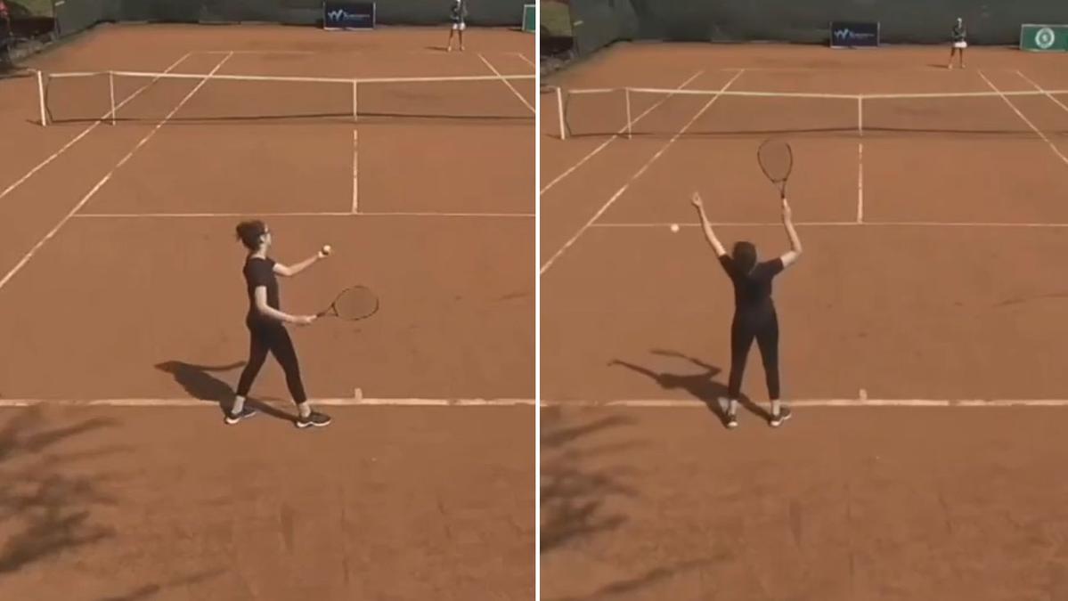 Unranked player goes viral due to lack of skill in professional ITF tennis event